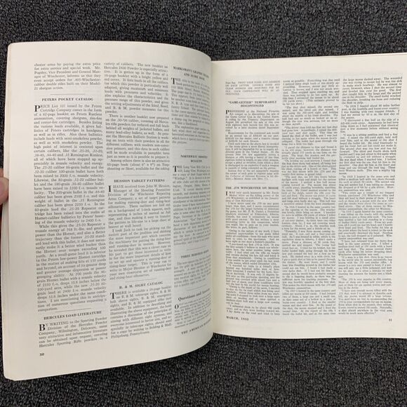 Vintage The American Rifleman Magazine March 1935 Sporting Hunting Firearms - Picture 5 of 7